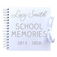 Personalised School Memories Scrapbook (Kraft, Black, White)