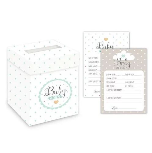 Baby Prediction Cards with Postbox