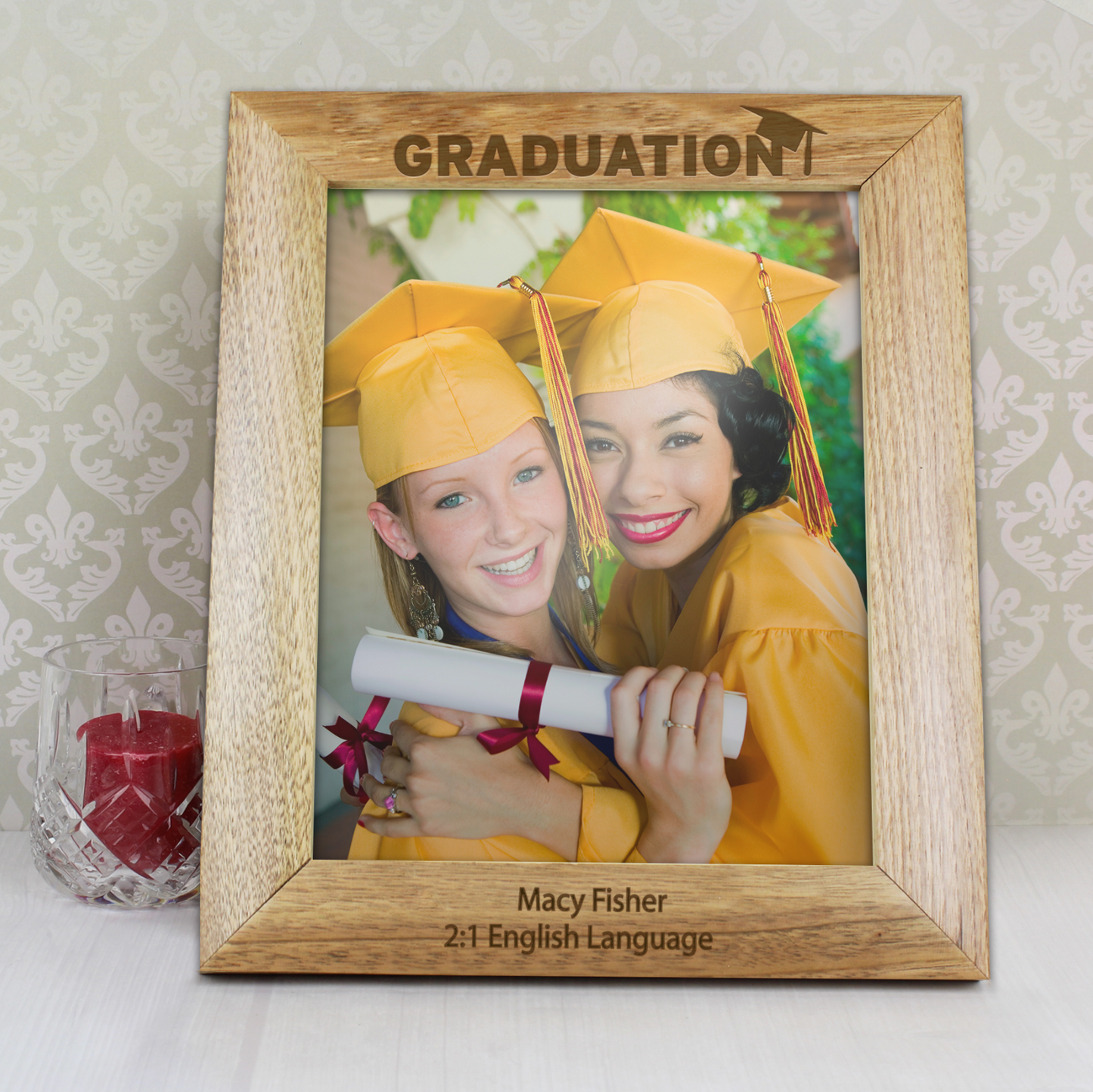 Personalised Graduation Wooden Photo Frame