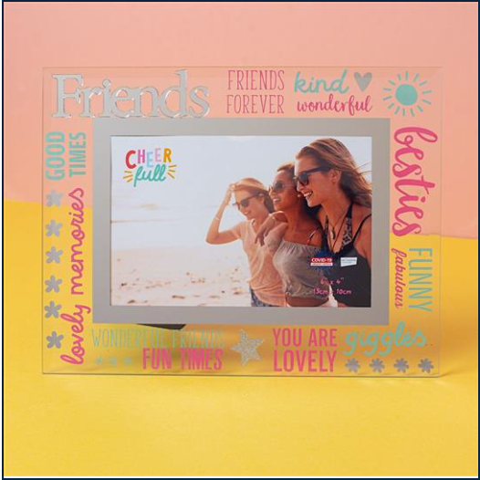  Best Friends Forever 4 x 6 Cardboard Photo Frame
