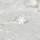 Sterling Silver Snowflake Earrings