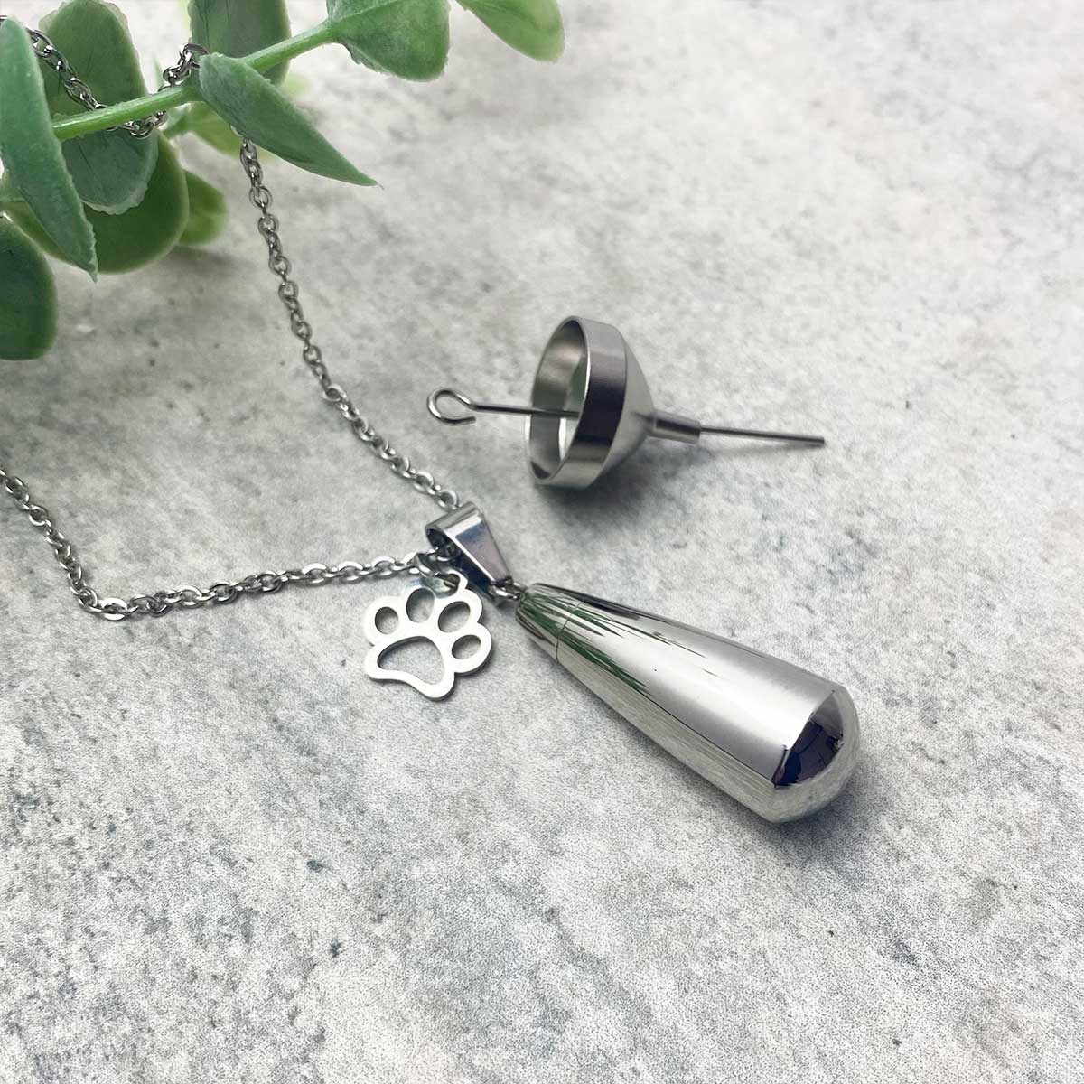 Teardrop on sale urn necklace