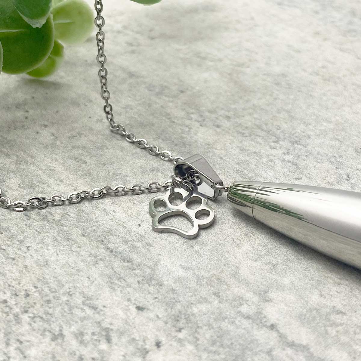 Wholesale Teardrop Faithful Friend Trim Pet Cremation Jewelry Memorial  Necklace - Anavia Jewelry Wholesale