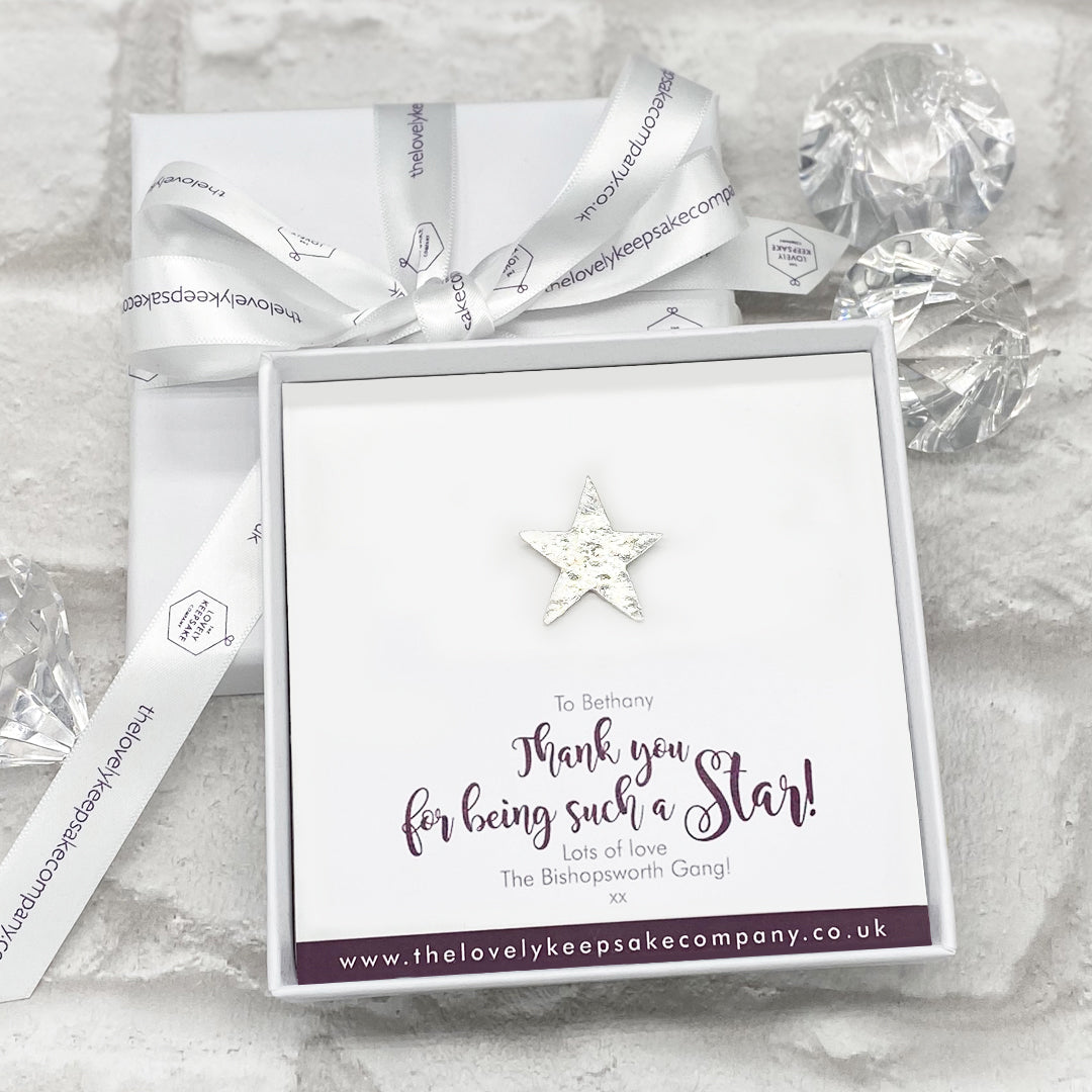 Star Token Personalised Gift Box - Various Thoughtful Messages