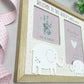 Welcome to the World Little One Hand Print and Photo Frame in Pink