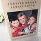 Personalised Solid Wooden Photo Memorial Tea Light Holder - 2 Sizes