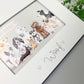 "Woof" White Wooden Dog Lovers Picture Frame