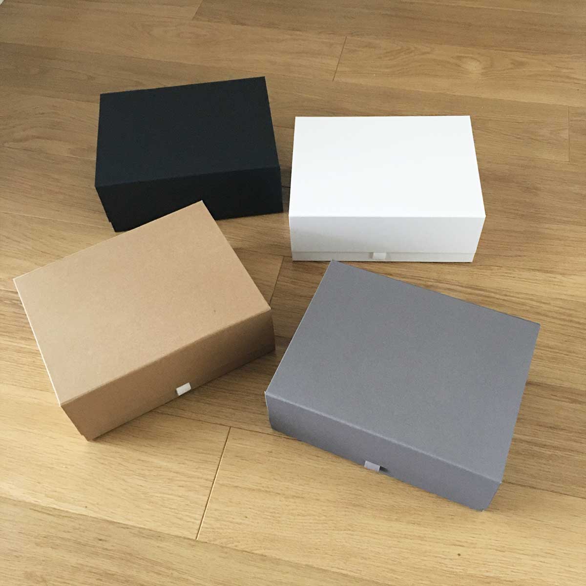 Personalised Memory Keepsake Box (White, Grey, Kraft)