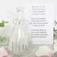 Heavenly Mother's Day Feather Filled Glass Memorial Angel