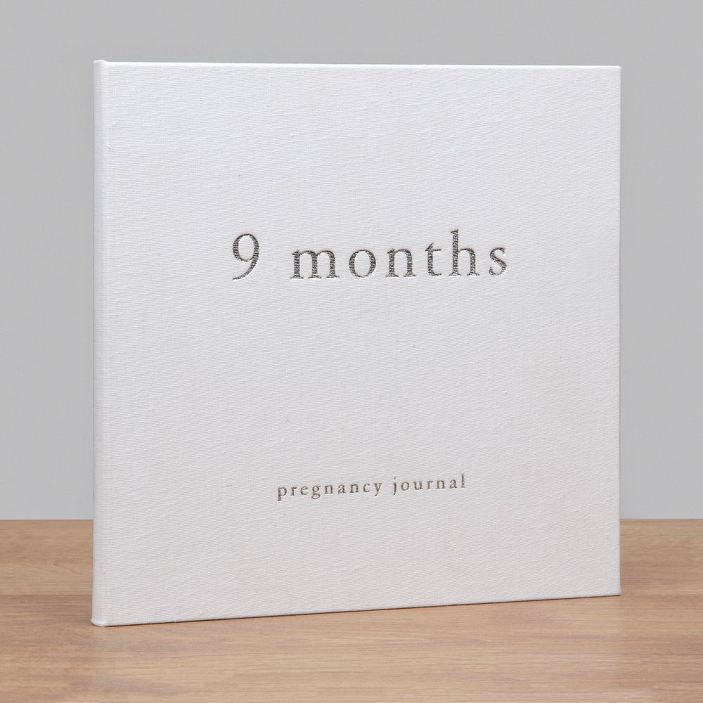 Linen Pregnancy Journal - 9 Months