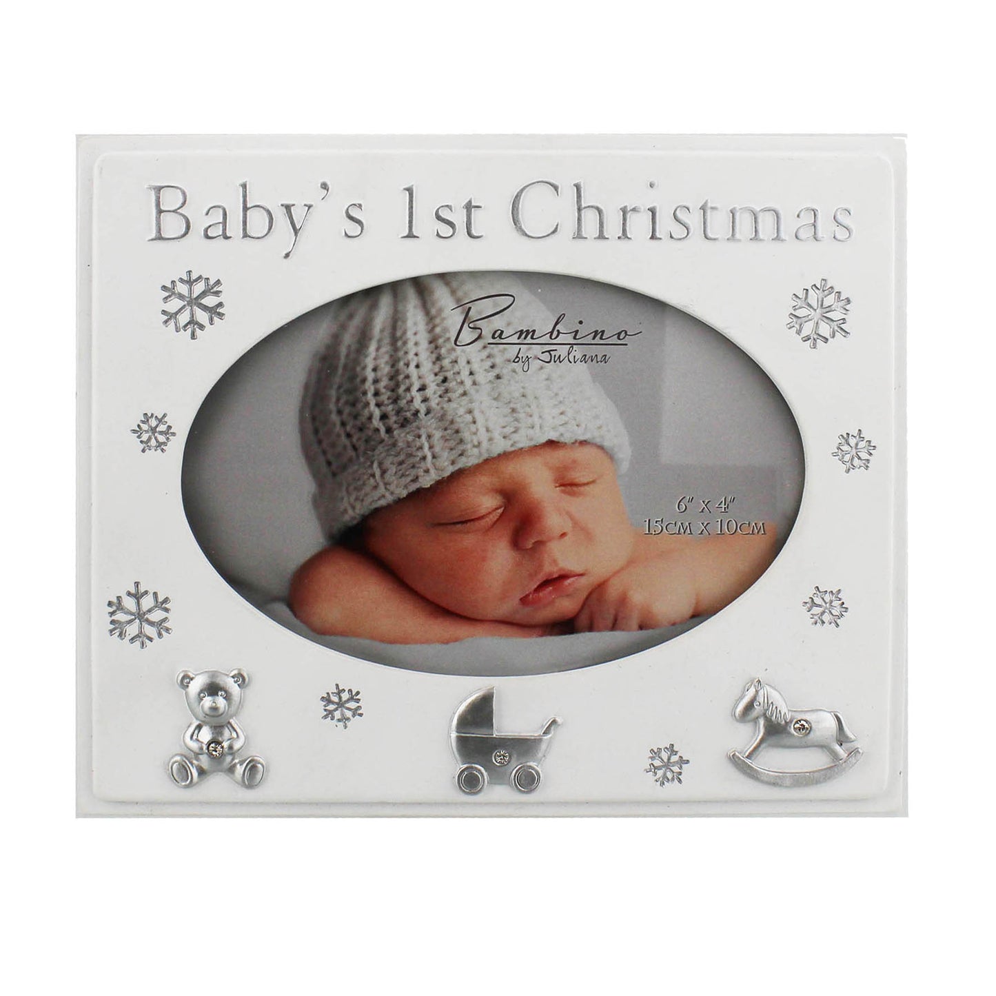Bambino Baby's 1st Christmas Photo Frame - 6" X 4"