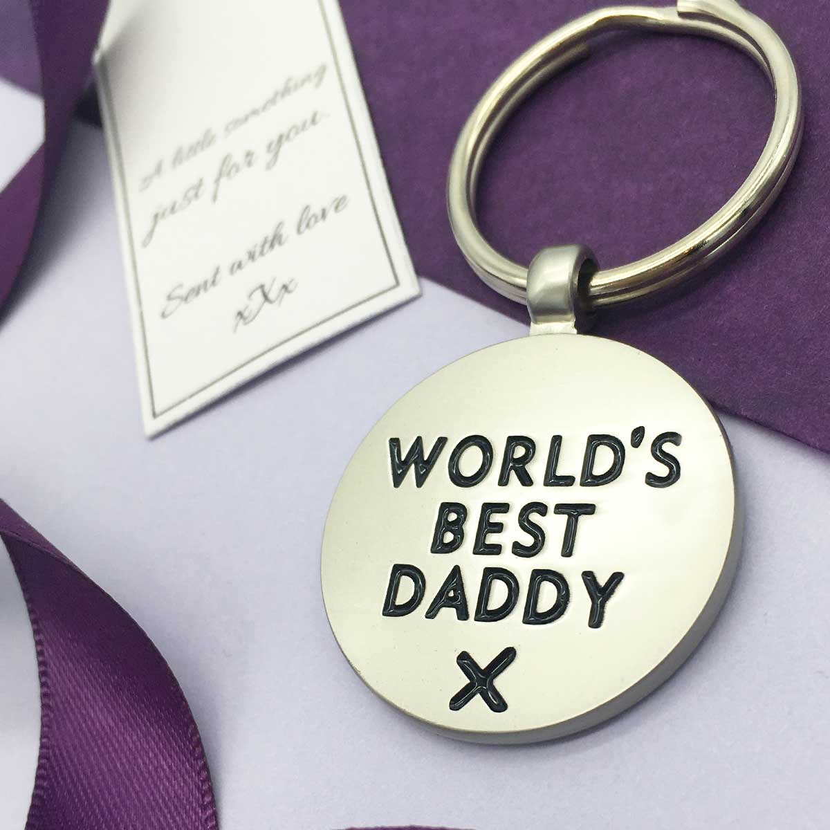 World's Best Daddy Keyring