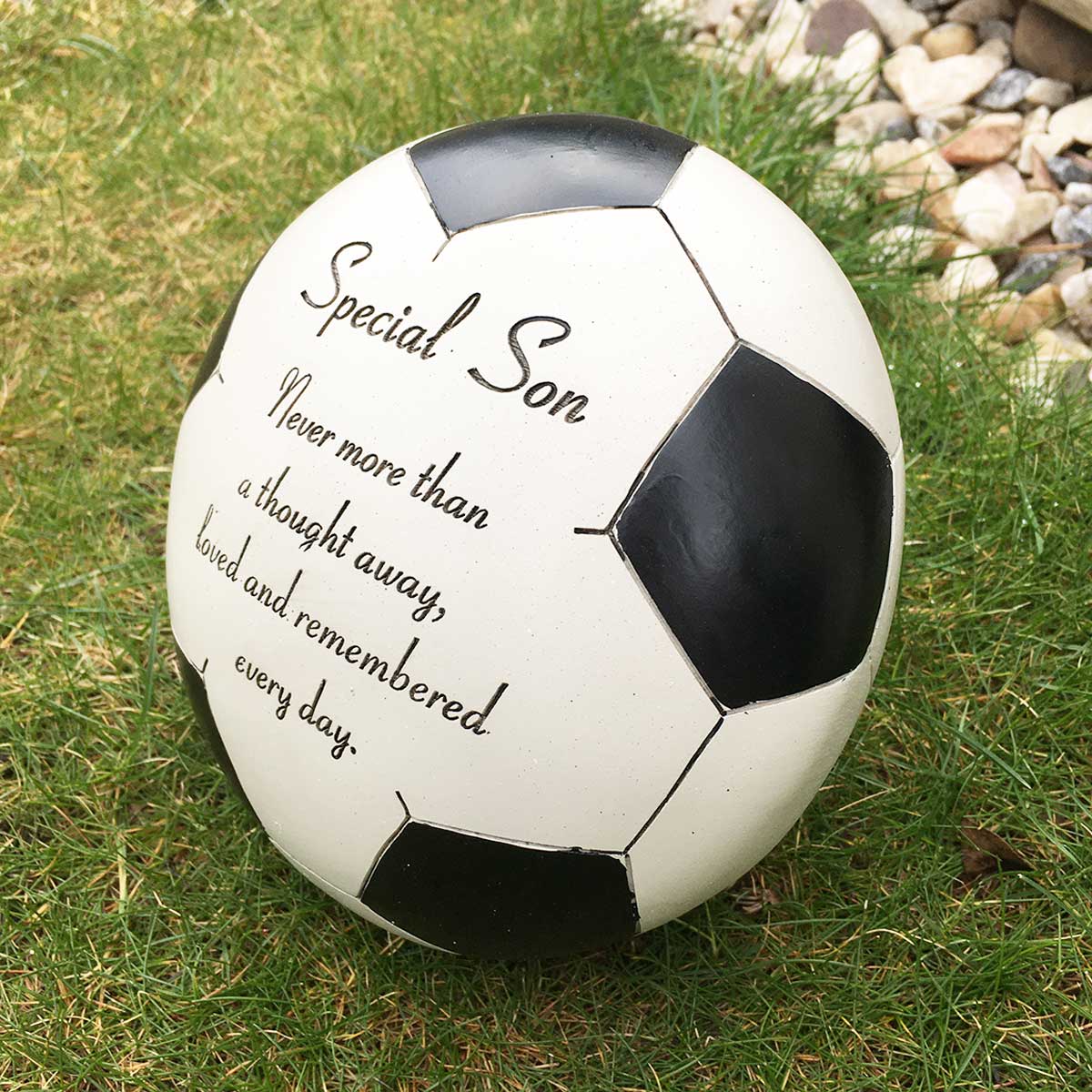 Football Outdoor Memorial - Special Son