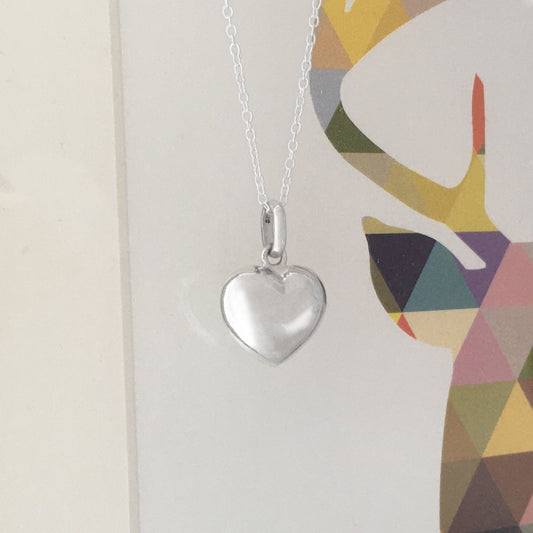 Sterling Silver Heart Necklace Create Your Own Personalised Gift Box