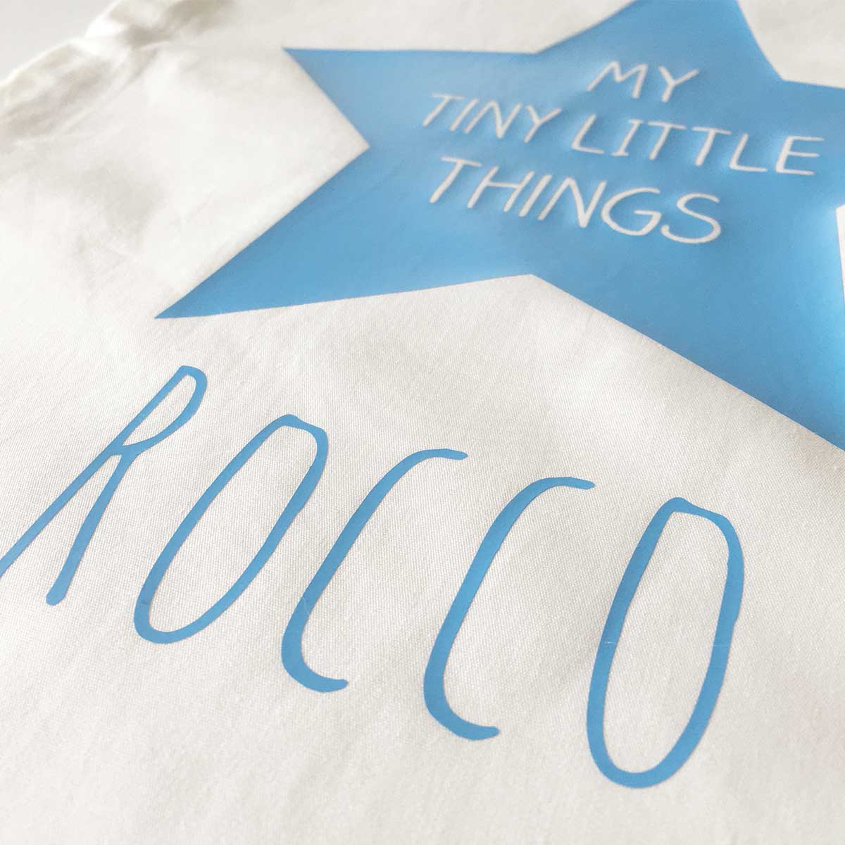 Personalised My Tiny Little Things Star Laundry Bag