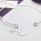 Sterling Silver Love You To The Moon & Stars Bangle - Happy Mother's Day