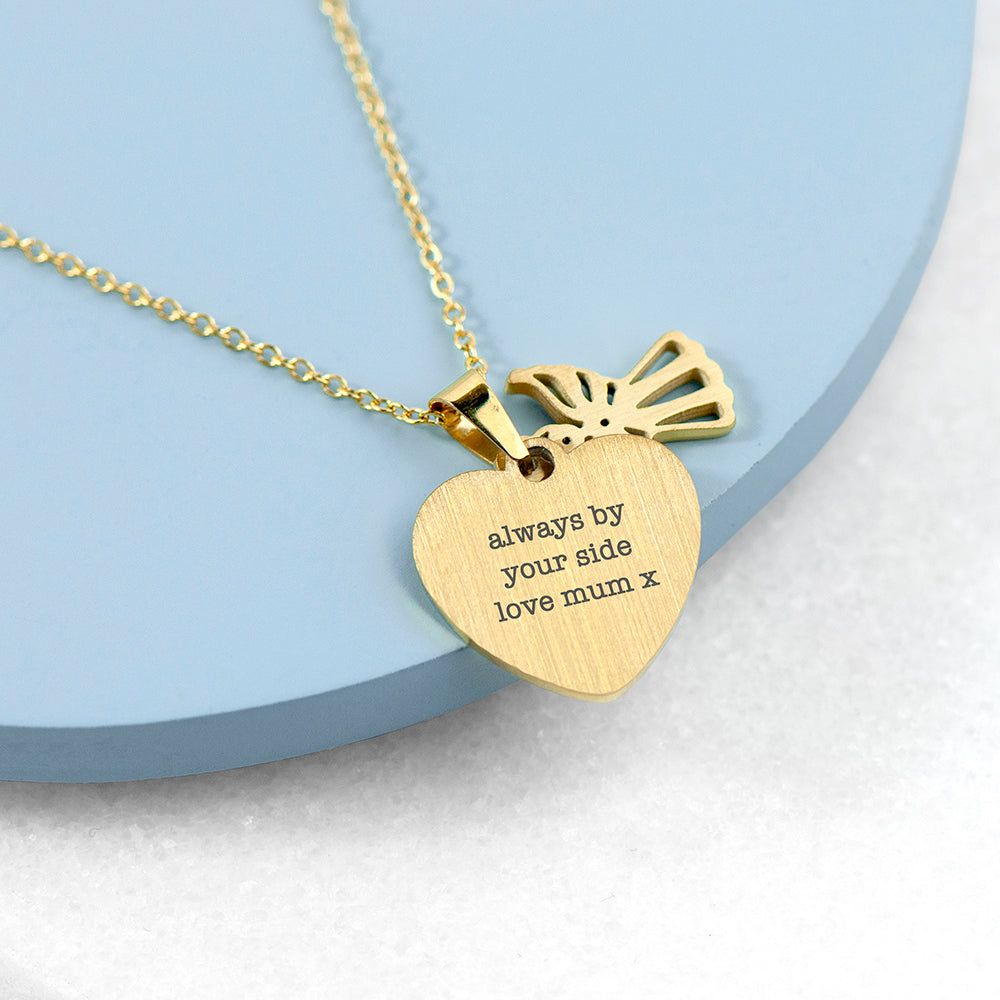 Kay Jewelers Jane Seymour Open Hearts Angel Diamond Wings Necklace Jwbr |  eBay