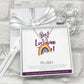 Rainbow Necklace Personalised Thank You Lockdown Teacher Gift Box