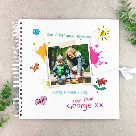 Personalised 'Our Adventures Together' Memory Book From The Kids/Grandkids