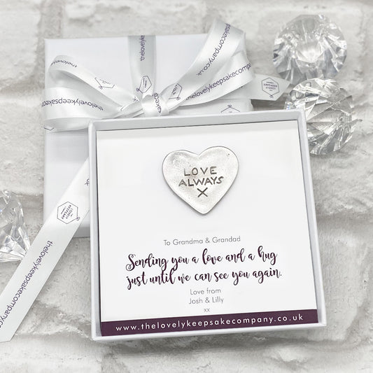 Love Always Token Personalised Gift Box - Various Thoughtful Messages
