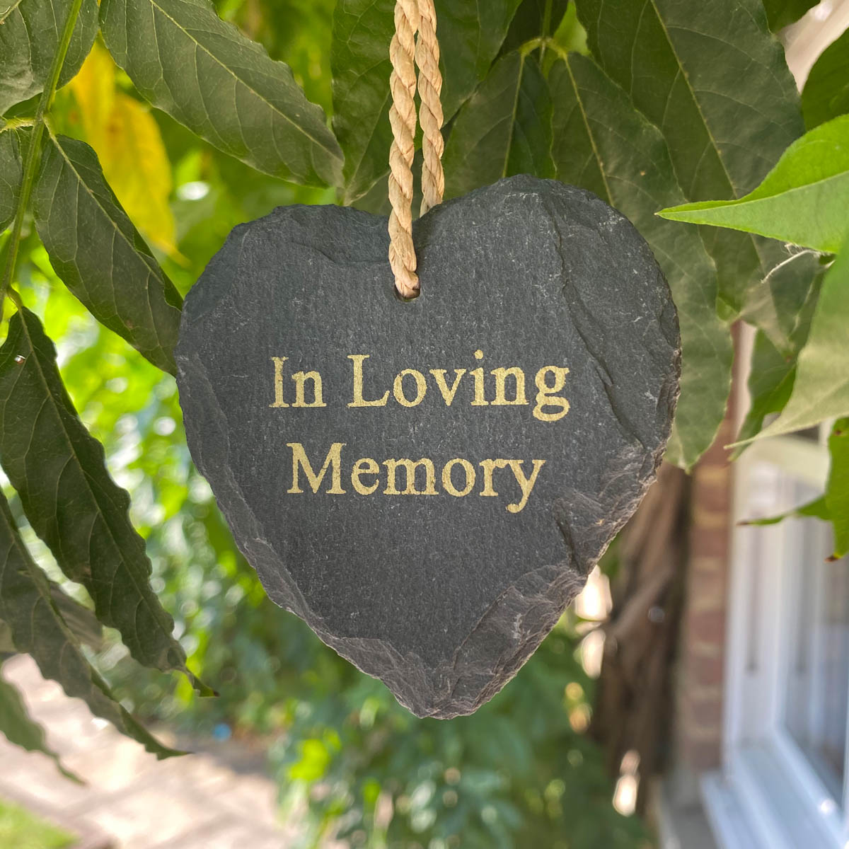 Slate Heart Memorial - Various Messages