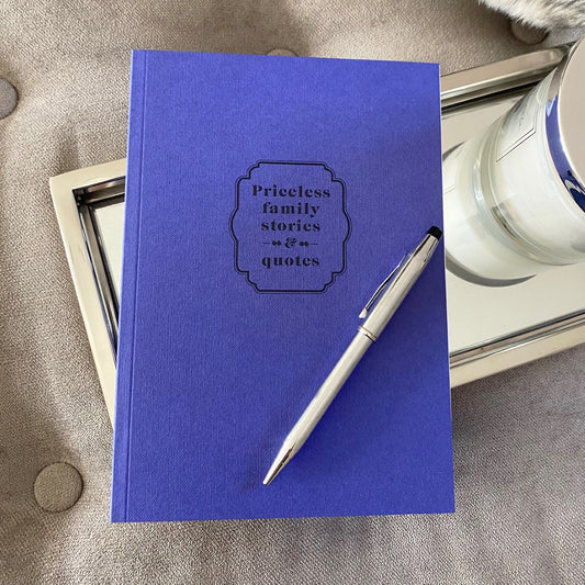 'Priceless family stories & quotes' Journal