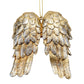 Gold Angel Wings Hanging Decoration